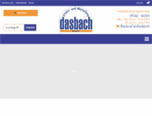 Tablet Screenshot of dasbach-gmbh.de